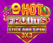 9 Hot Fruits Stick and Spin 3×3
