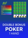 Double Bonus Poker 1 Hand