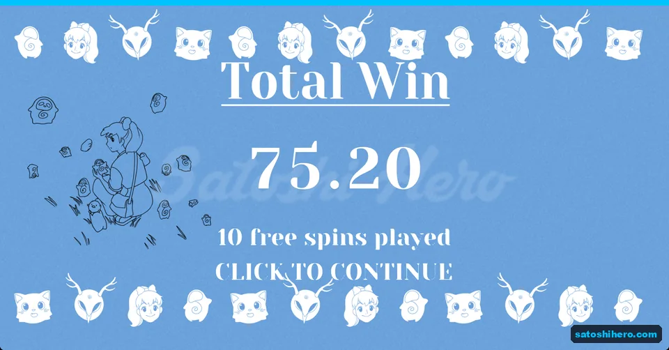 Collect screen shows $75.20 won