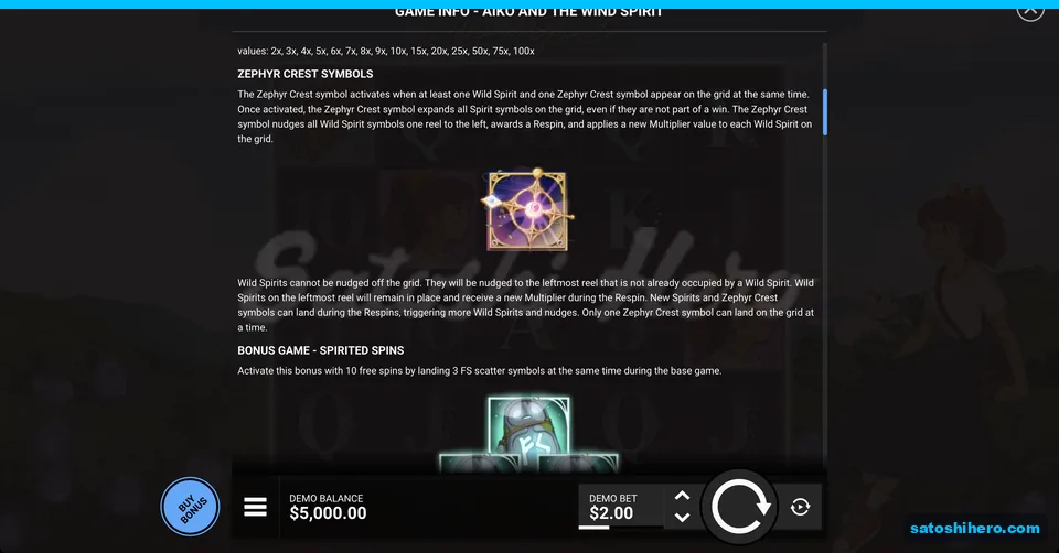 Golden crest beside Spirit multiplier ladder