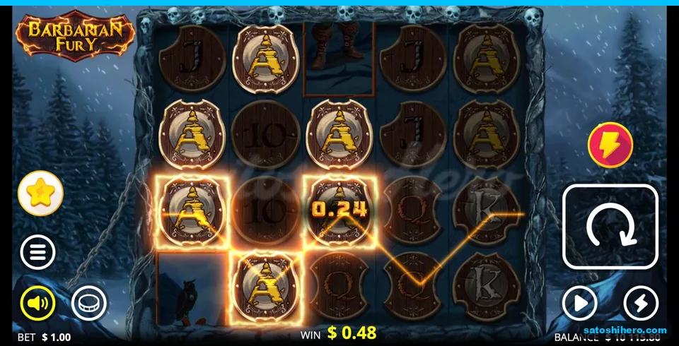 Gold ace shields connect for a $0.48 win