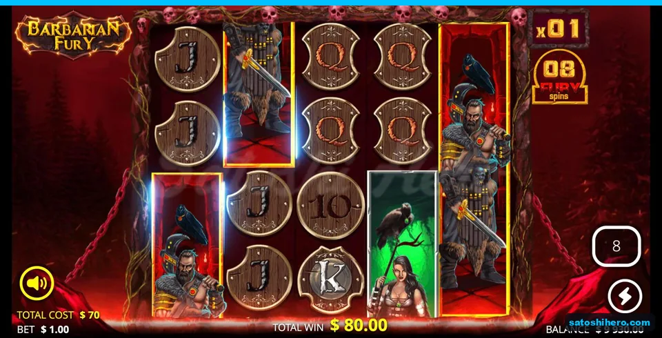 Locked barbarian symbols show $80 running total