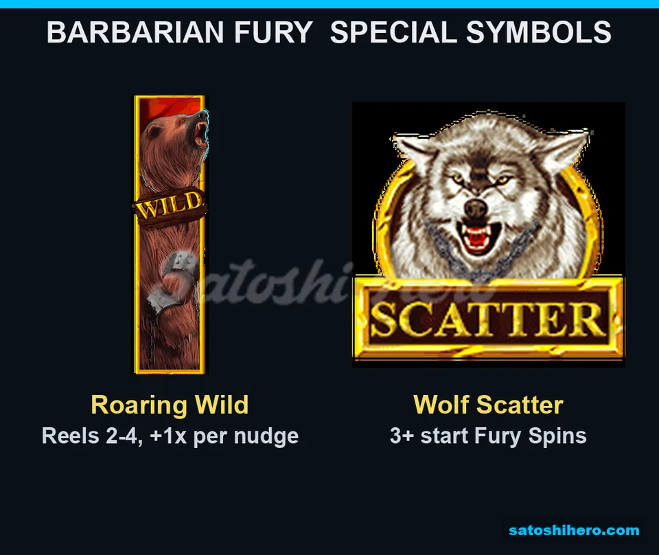 Bear wild and wolf scatter symbols appear together