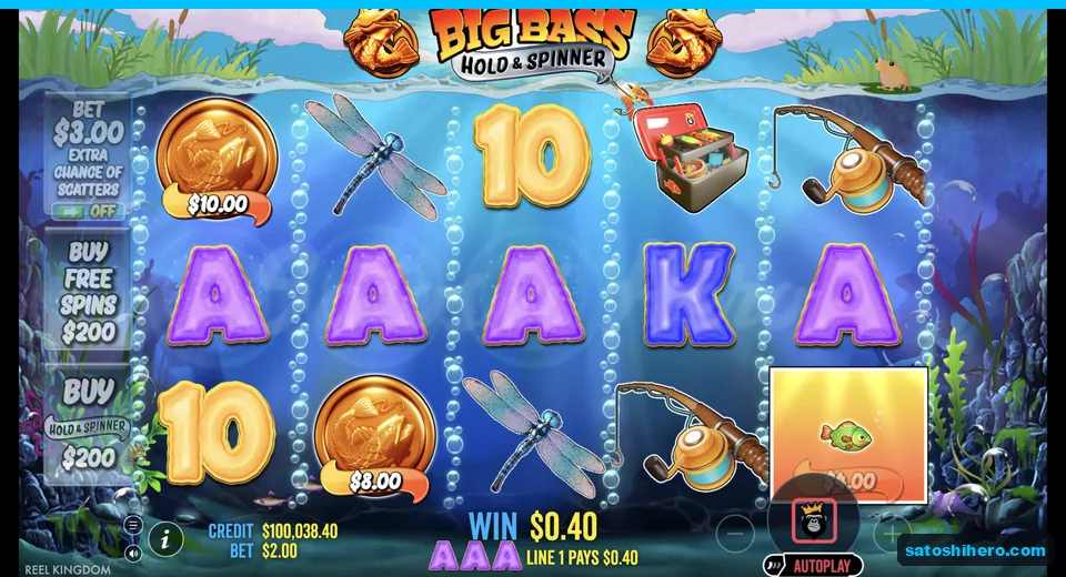 Line win resolves with Ace symbols and coin values