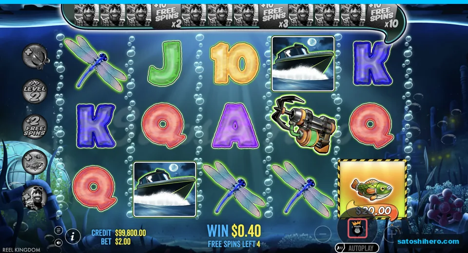 Free spins run shows upgrades and money fish
