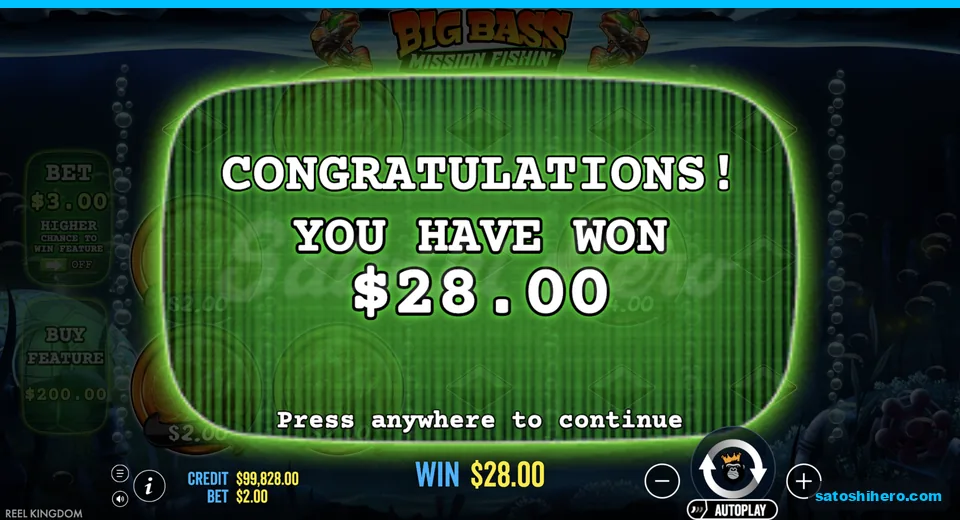 Collect screen shows twenty eight dollars