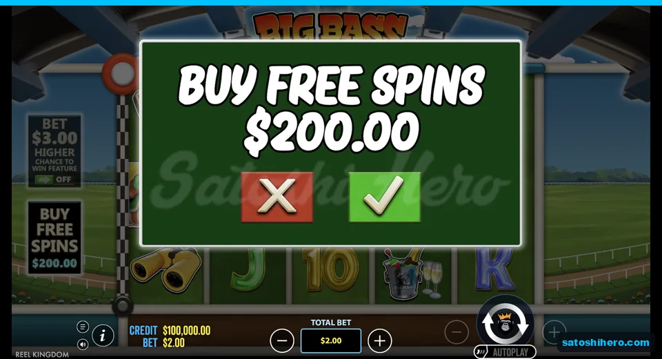 Buy menu opens with $200.00 confirmation