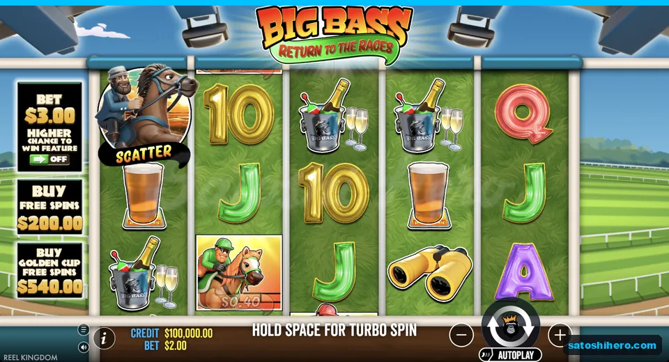 Base reels settle on a green racecourse