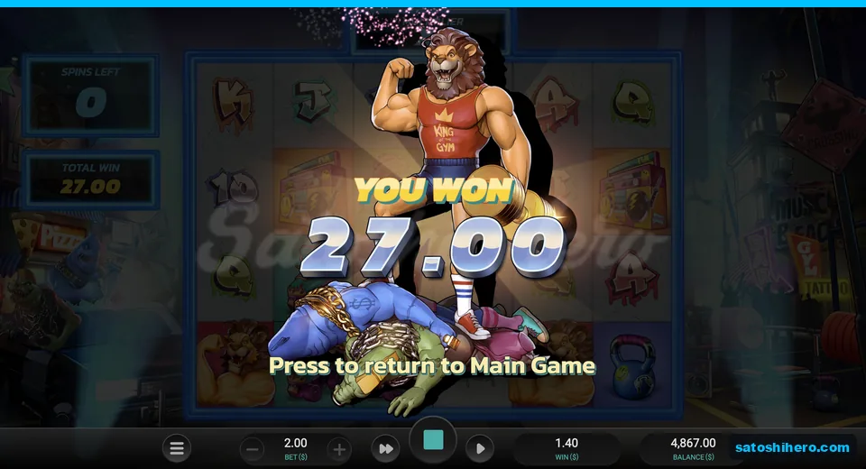 Collect screen shows $27.00 total won