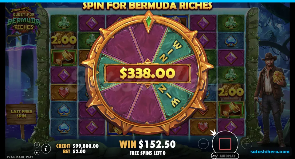 Wheel offers $338.00 pot with losing slices