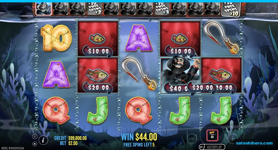 Free spins run shows fisherman and cash fish
