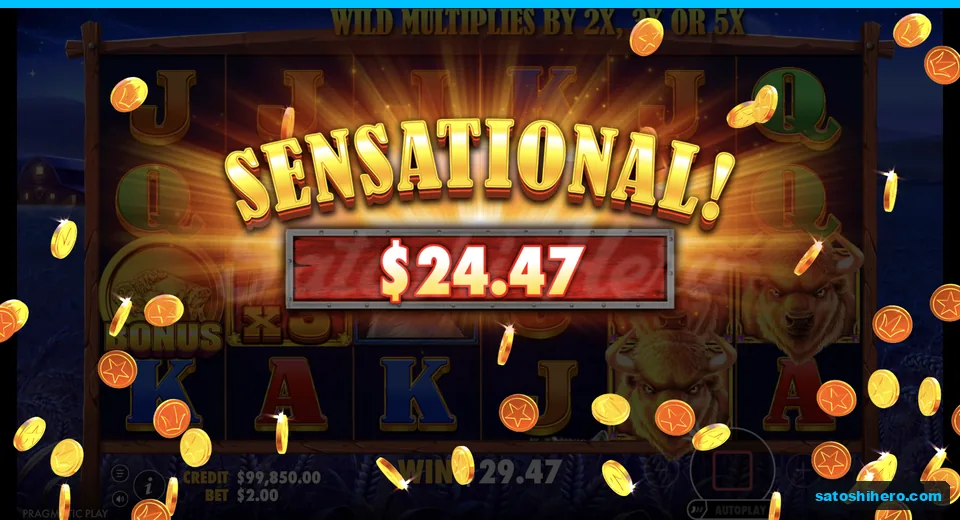 Sensational $24.47 win with 3x Wild