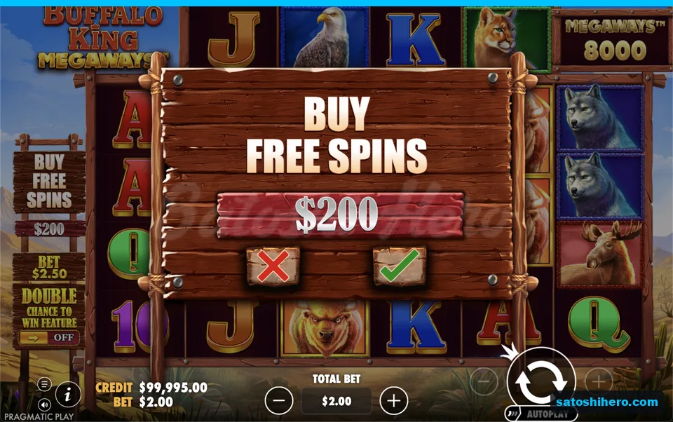 Buy panel opens with $200 confirm cost
