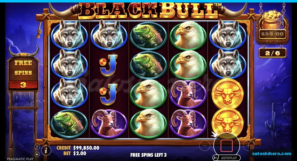 Free spins show pot at $33.00