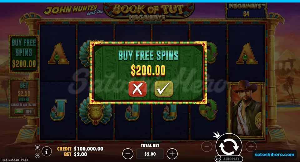 Buy panel opens at the live stake