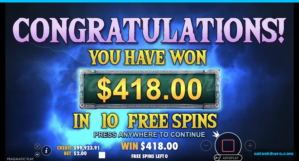 Congratulations board shows four hundred eighteen dollars