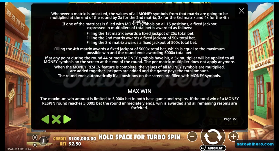 Rules page shows four jackpot grids