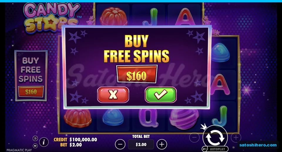 Buy panel opens with $160 confirmation