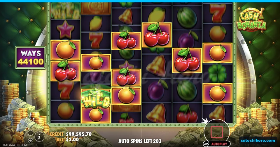Wild symbols land among fruit and star