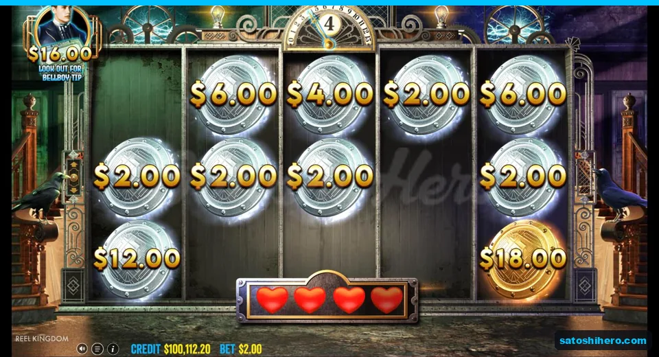 Respins hold coins and running total