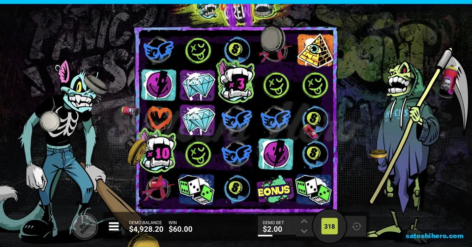 Cranky Cat x3 and x10 line win