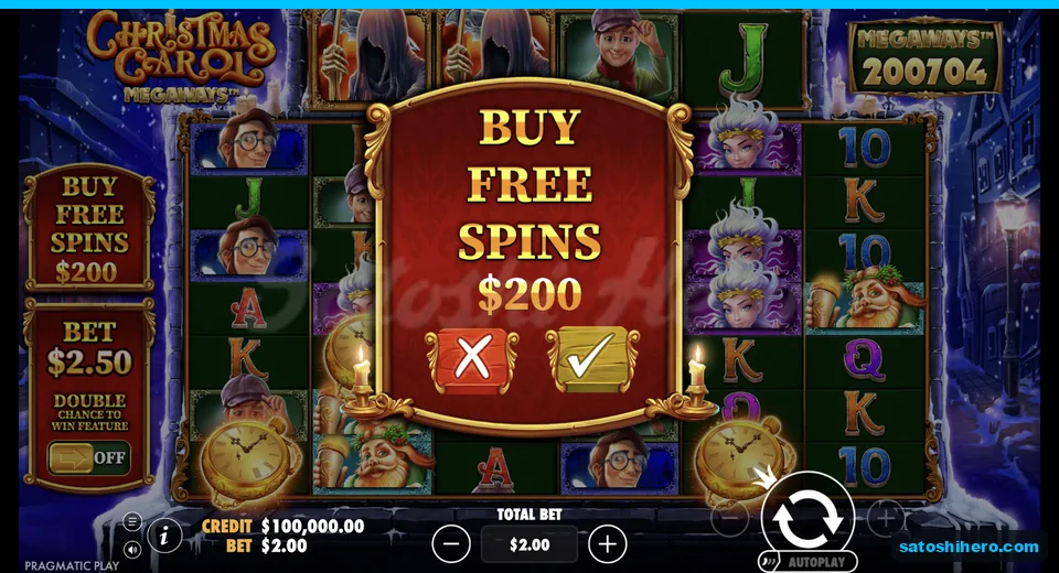 Buy menu opens at the live stake