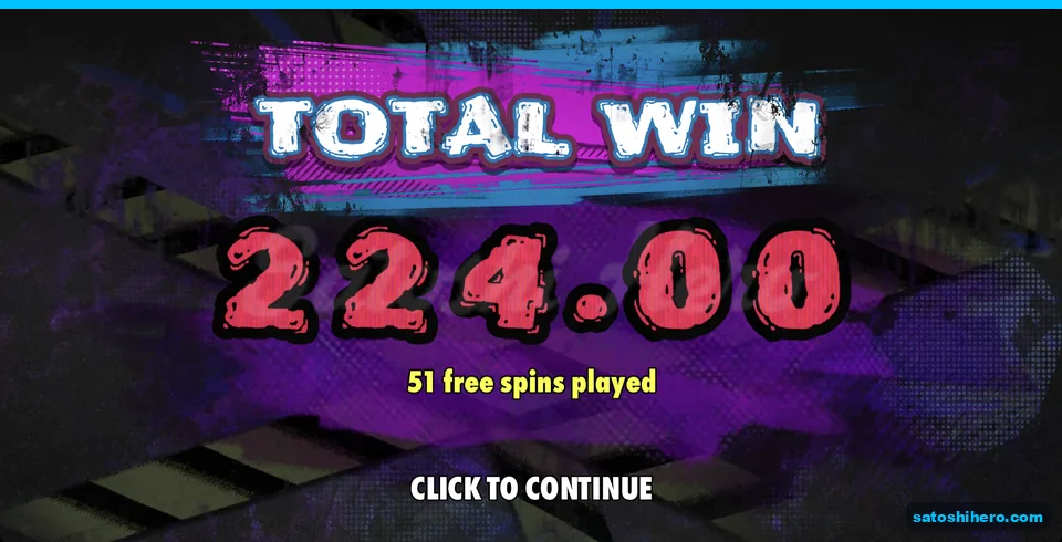 Final collect screen shows $224.00 win