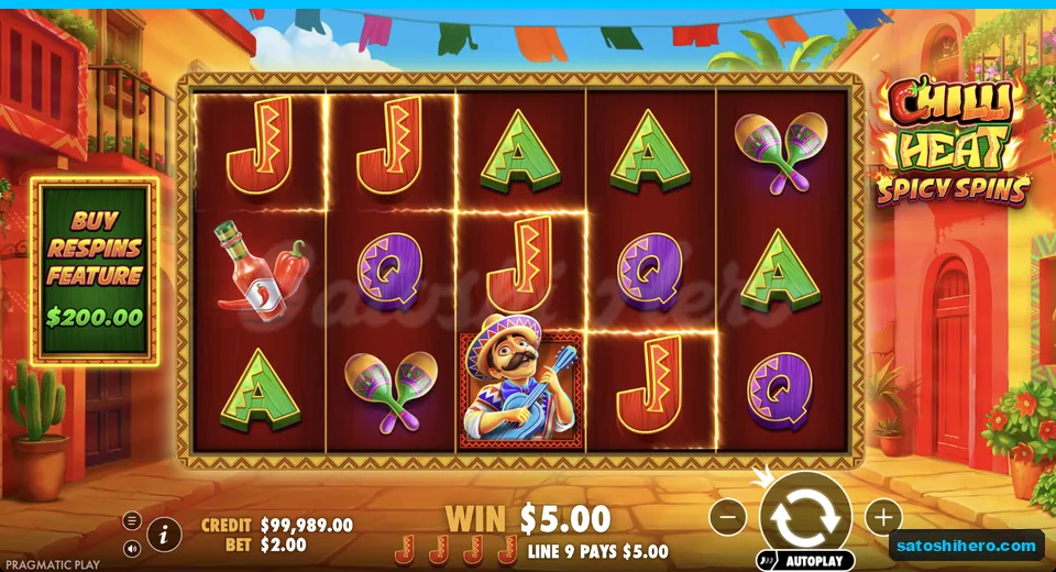 Line win pays $5.00 on jack symbols