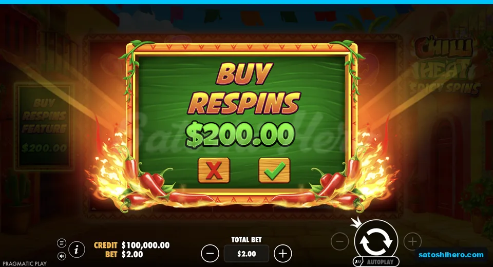 Buy menu opens at the live stake
