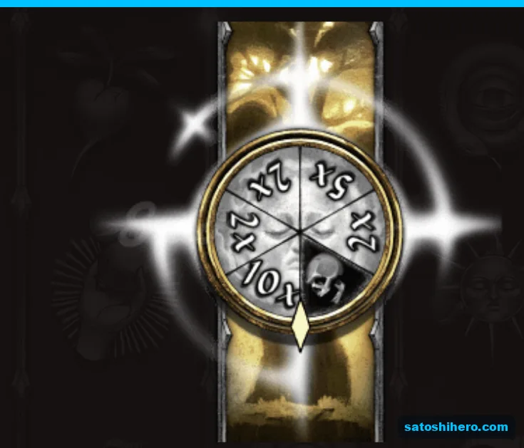Multiplier wheel surrounds the skull stop