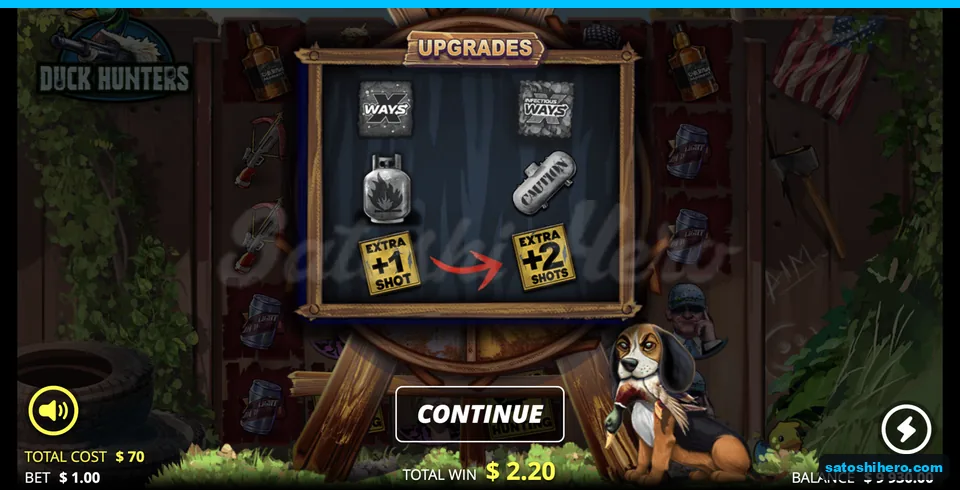 Extra Shot upgrade appears on board