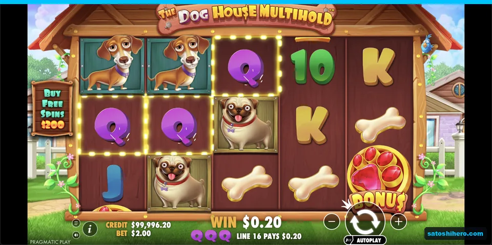 Line win resolves across boxed queen symbols