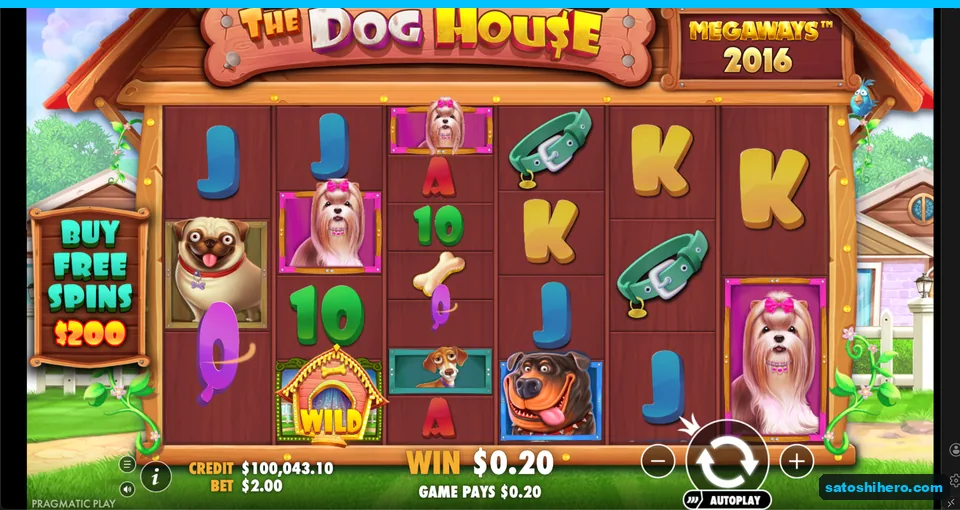 Line win pays $0.20 with wild on reel two