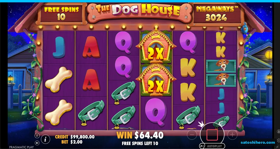 Wilds stack on a night free spins reel