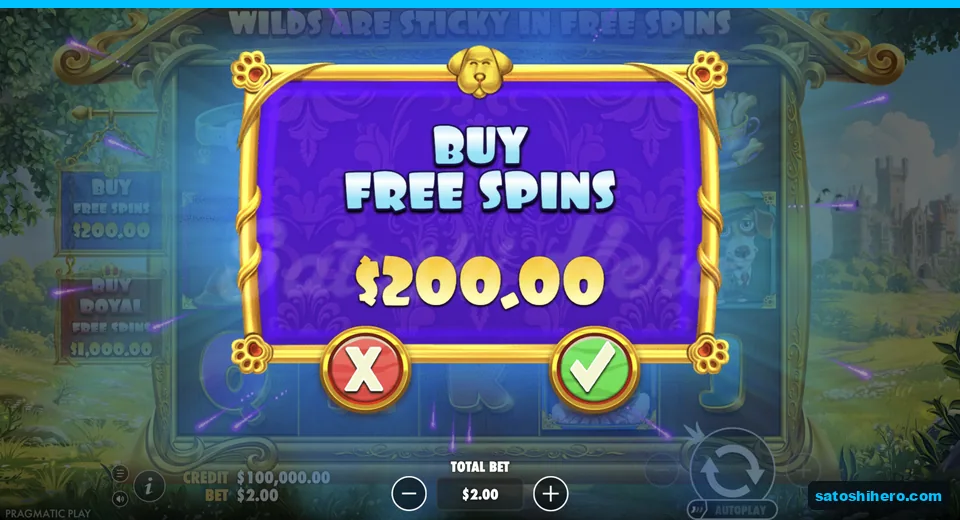 Buy menu opens at $200 cost