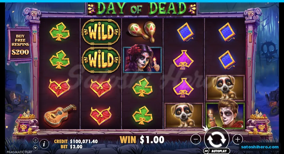 Line win resolves with two stacked wilds