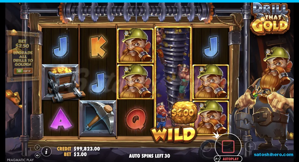 Drill expands on reel four with $4.00 award