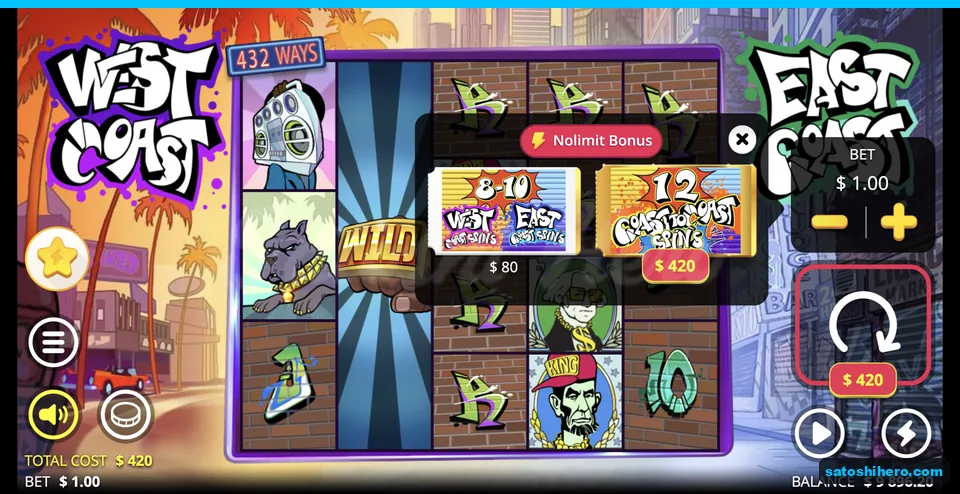 Bonus buy menu shows two prices