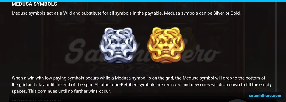 Silver and Gold Medusa wilds shown together