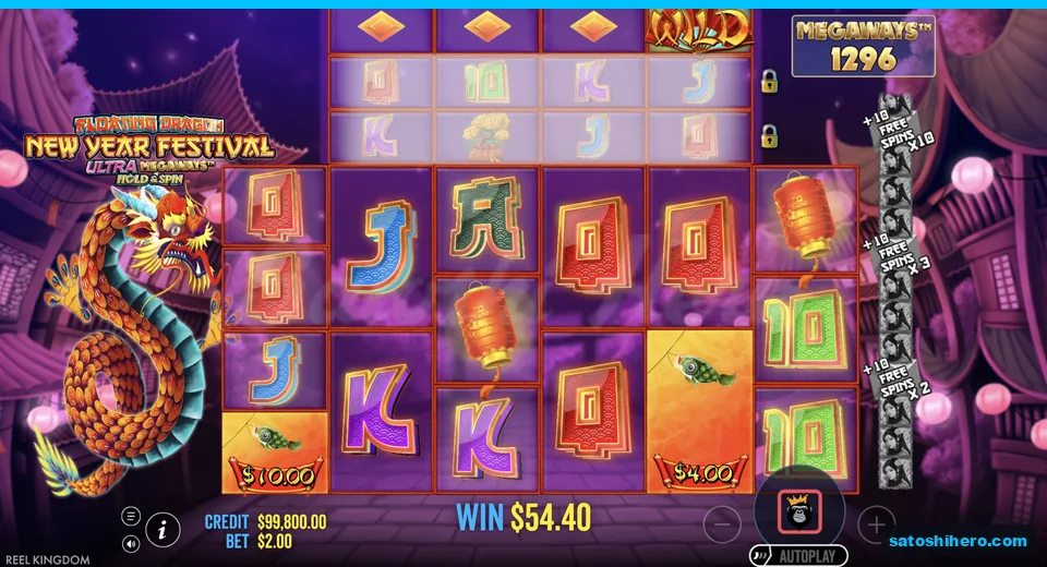 Free spins run shows wild coins and retrigger ladder