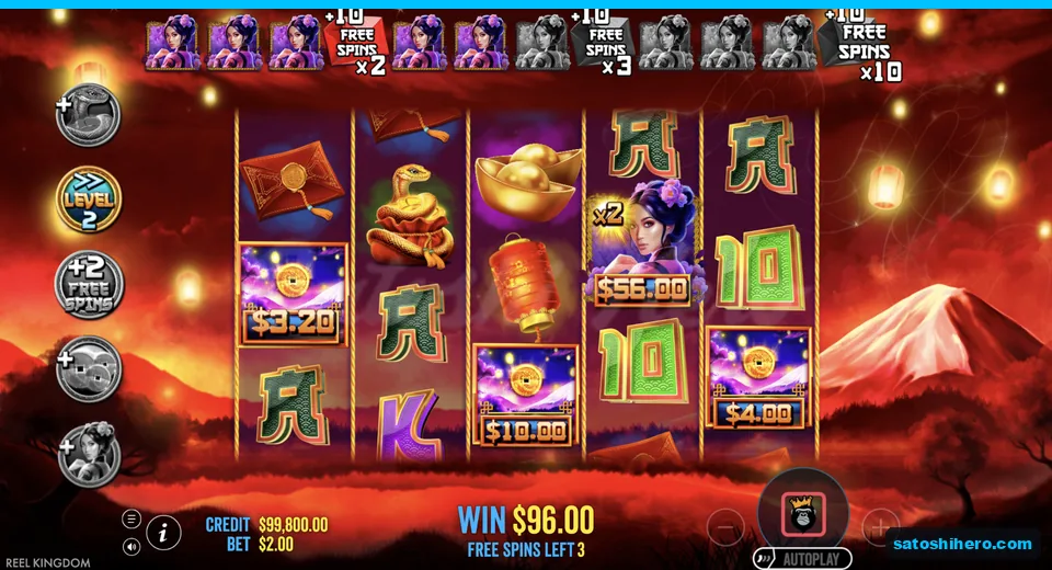 Wild collects coins with a two times multiplier