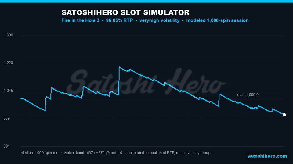 Blue curve ends down after simulation