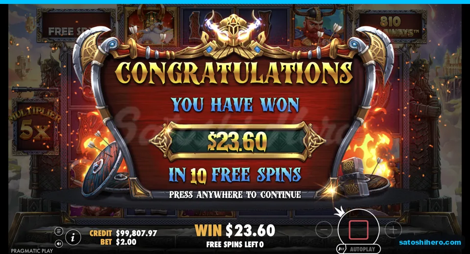 Free spins close on twenty three sixty