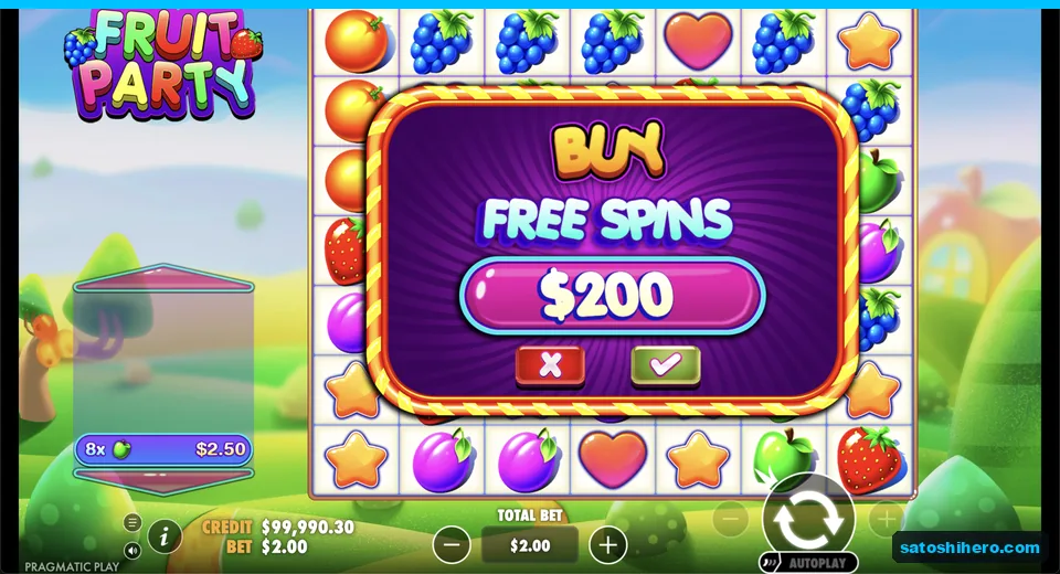 Buy menu opens at a $200 price