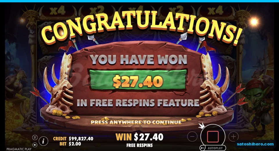 Congratulations screen shows a $27.40 total