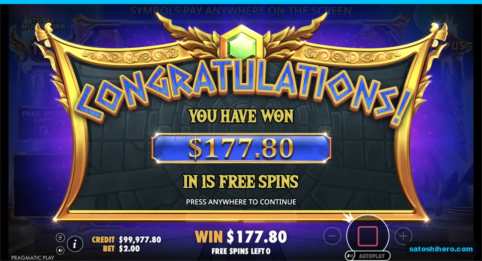 Collect screen shows one hundred seventy seven dollars