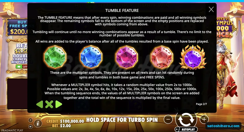 Multiplier page shows orb values