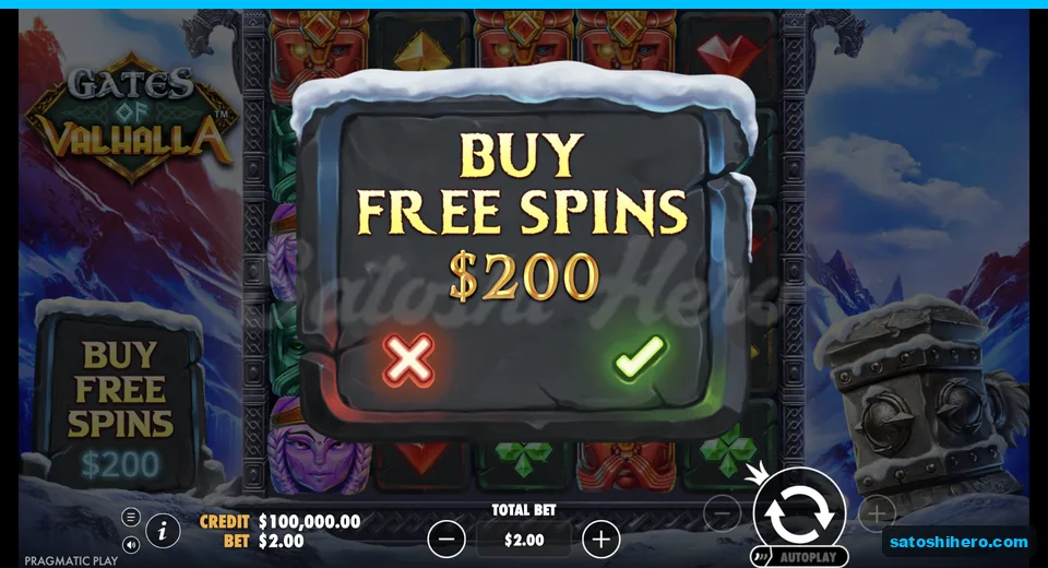 Buy menu opens at a $200 cost