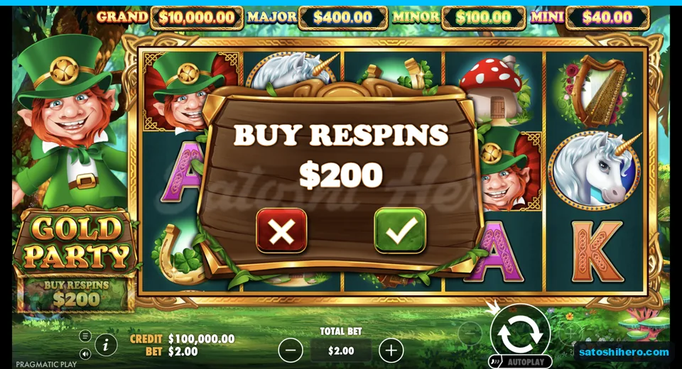 Buy menu opens at the live stake