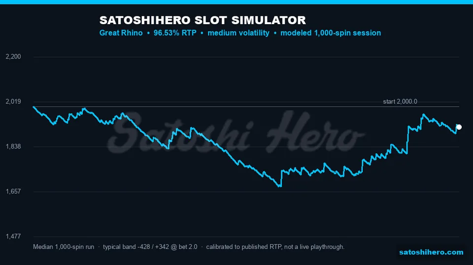 Simulation line plots one thousand base spins